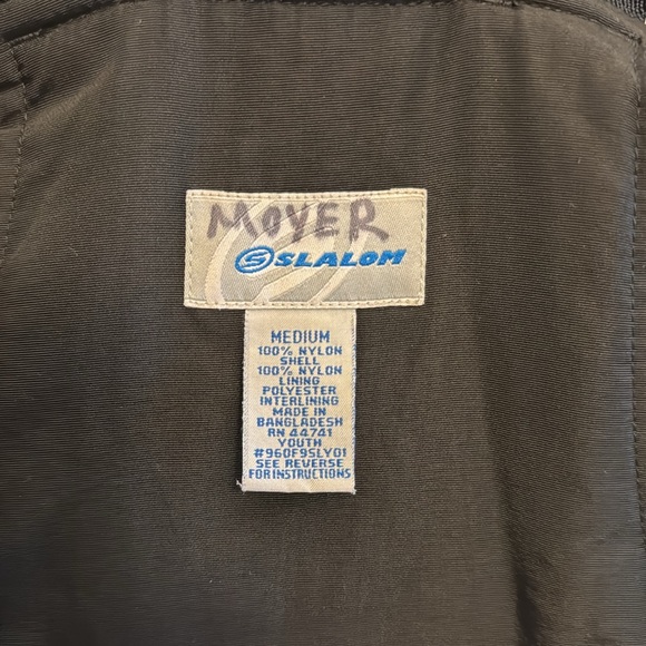 Slalom Black Ski Snowboard Snow Bib Overalls - Picture 3 of 15